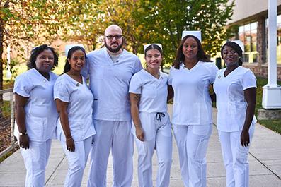 Group of 6 new LPN graduates